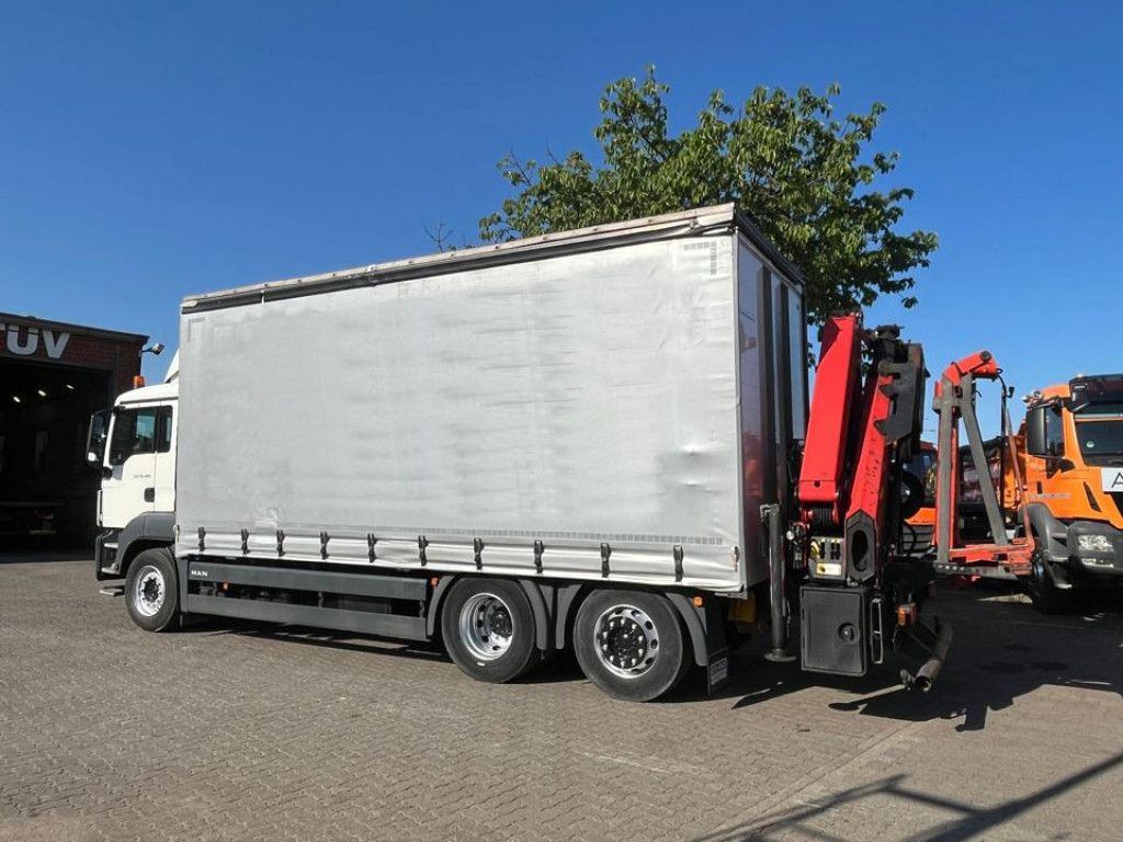 MAN TG-S 26.400 6x2-2 BL Pritsche Heckkran 5xhydr.Au - Kamion sa tovarnim sandukom, Kamion sa dizalicom: slika 3 MAN TG-S 26.400 6x2-2 BL Pritsche Heckkran 5xhydr.Au - Kamion sa tovarnim sandukom, Kamion sa dizalicom: slika 3