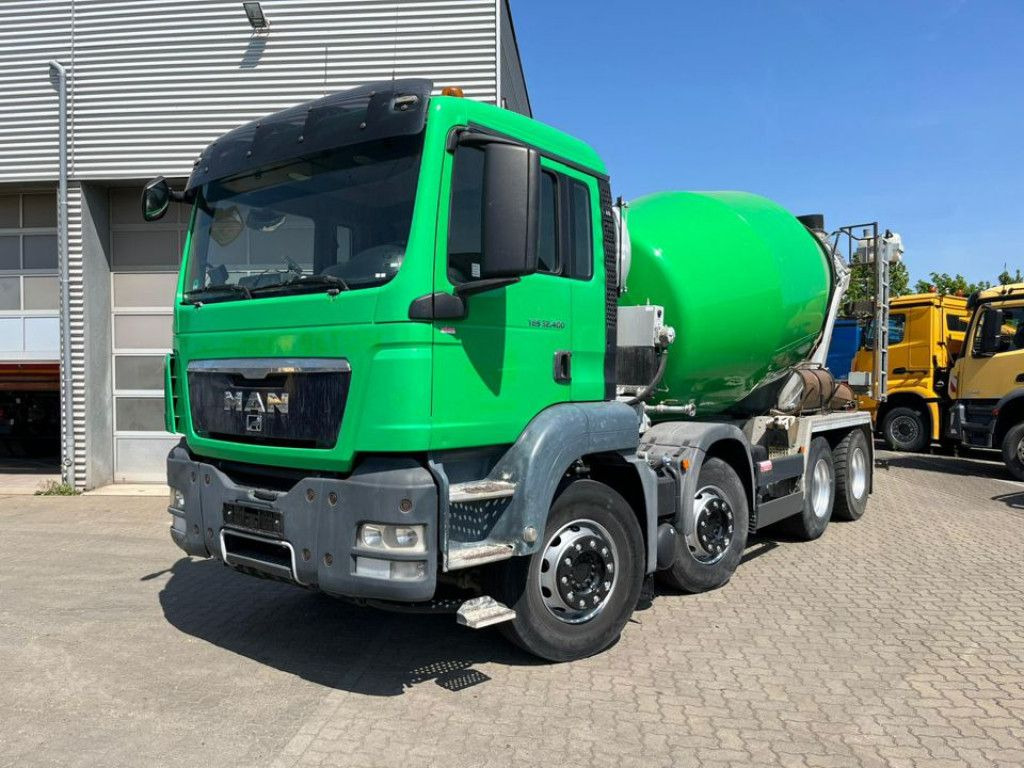 MAN TG-S 32.400 8x4 BB Betonmischer Stetter 9m³ deut - Mikser za beton: slika 1 MAN TG-S 32.400 8x4 BB Betonmischer Stetter 9m³ deut - Mikser za beton: slika 1