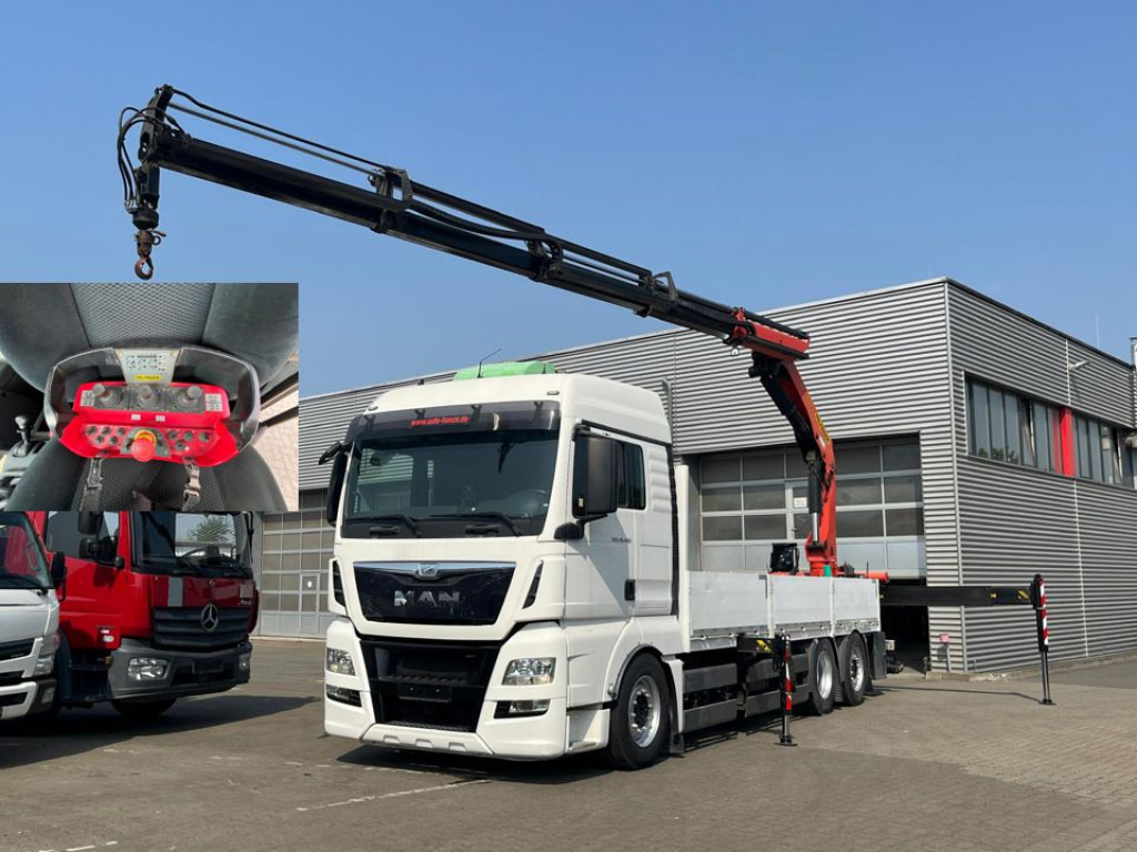 MAN TG-X 26.480 6x2 Pritsche Heckkran Palfinger 24001 - Kamion sa tovarnim sandukom, Kamion sa dizalicom: slika 1 MAN TG-X 26.480 6x2 Pritsche Heckkran Palfinger 24001 - Kamion sa tovarnim sandukom, Kamion sa dizalicom: slika 1