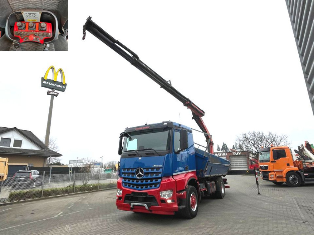 MERCEDES-BENZ Arocs 1845 4x4 HAD 2-Achs Allradkipper Heckkran Funk - Istovarivač, Kamion sa dizalicom: slika 1 MERCEDES-BENZ Arocs 1845 4x4 HAD 2-Achs Allradkipper Heckkran Funk - Istovarivač, Kamion sa dizalicom: slika 1