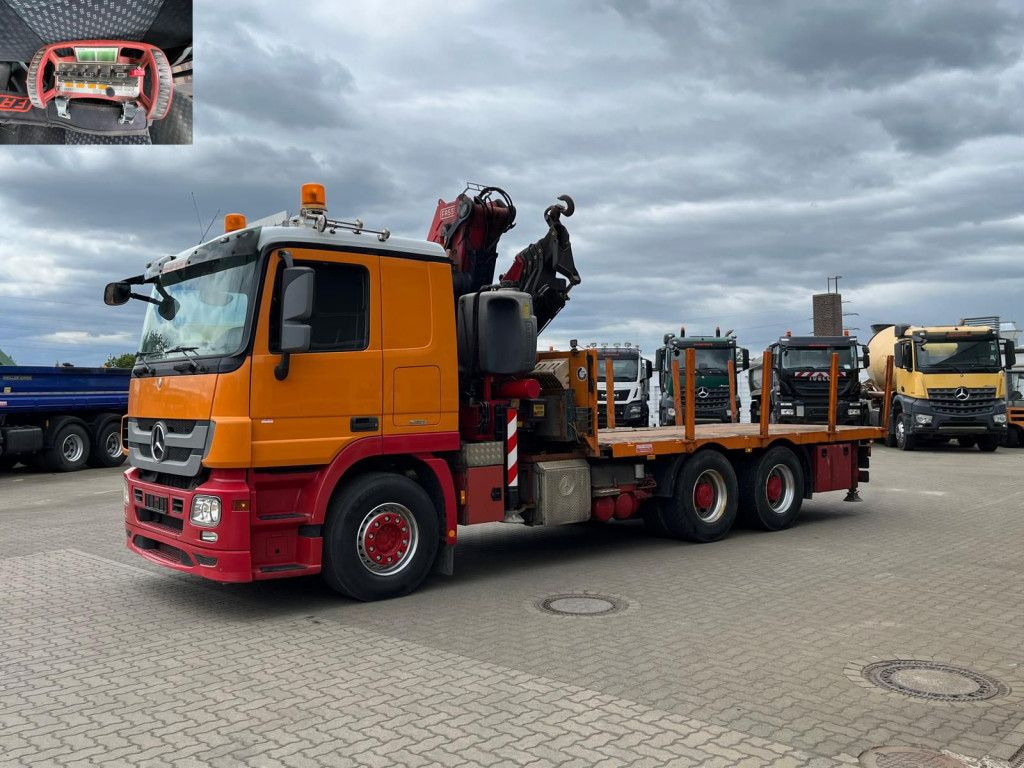 Mercedes-Benz Actros 2646 L 6x4 Pritsche Kran Fassi 450 45m/t Mercedes-Benz Actros 2646 L 6x4 Pritsche Kran Fassi 450 45m/t - Kamion sa tovarnim sandukom, Kamion sa dizalicom: slika 3 Mercedes-Benz Actros 2646 L 6x4 Pritsche Kran Fassi 450 45m/t Mercedes-Benz Actros 2646 L 6x4 Pritsche Kran Fassi 450 45m/t - Kamion sa tovarnim sandukom, Kamion sa dizalicom: slika 3