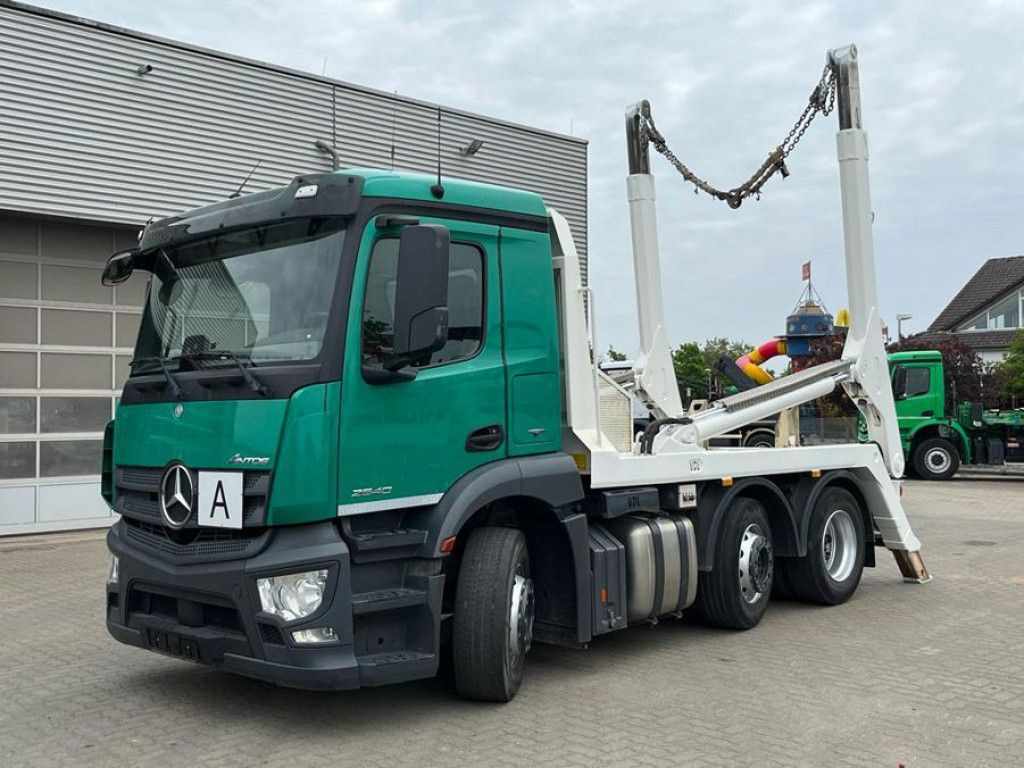 Mercedes-Benz Antos 2540 L 6x2 Absetzkipper Vorlauf Lenk - Kamion za utovaranje kontejnera: slika 1 Mercedes-Benz Antos 2540 L 6x2 Absetzkipper Vorlauf Lenk - Kamion za utovaranje kontejnera: slika 1