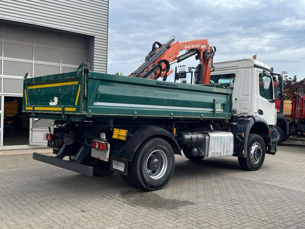 Mercedes-Benz Arocs 1835 K 2-Achs Kipper Kran Atlas 126.3 - Istovarivač, Kamion sa dizalicom: slika 4 Mercedes-Benz Arocs 1835 K 2-Achs Kipper Kran Atlas 126.3 - Istovarivač, Kamion sa dizalicom: slika 4