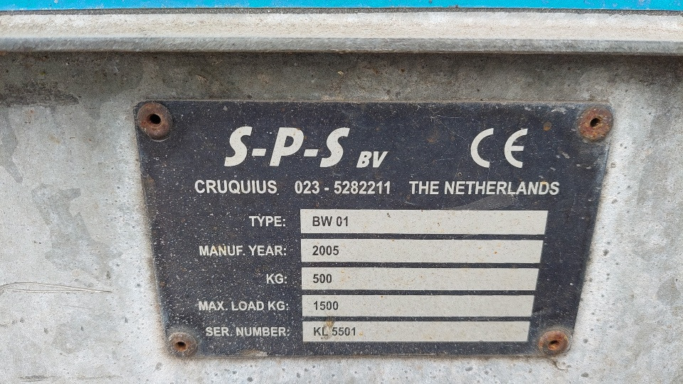 Aerodromska oprema SPS BW01/BW03 Baggage cart: slika 7 Aerodromska oprema SPS BW01/BW03 Baggage cart: slika 7
