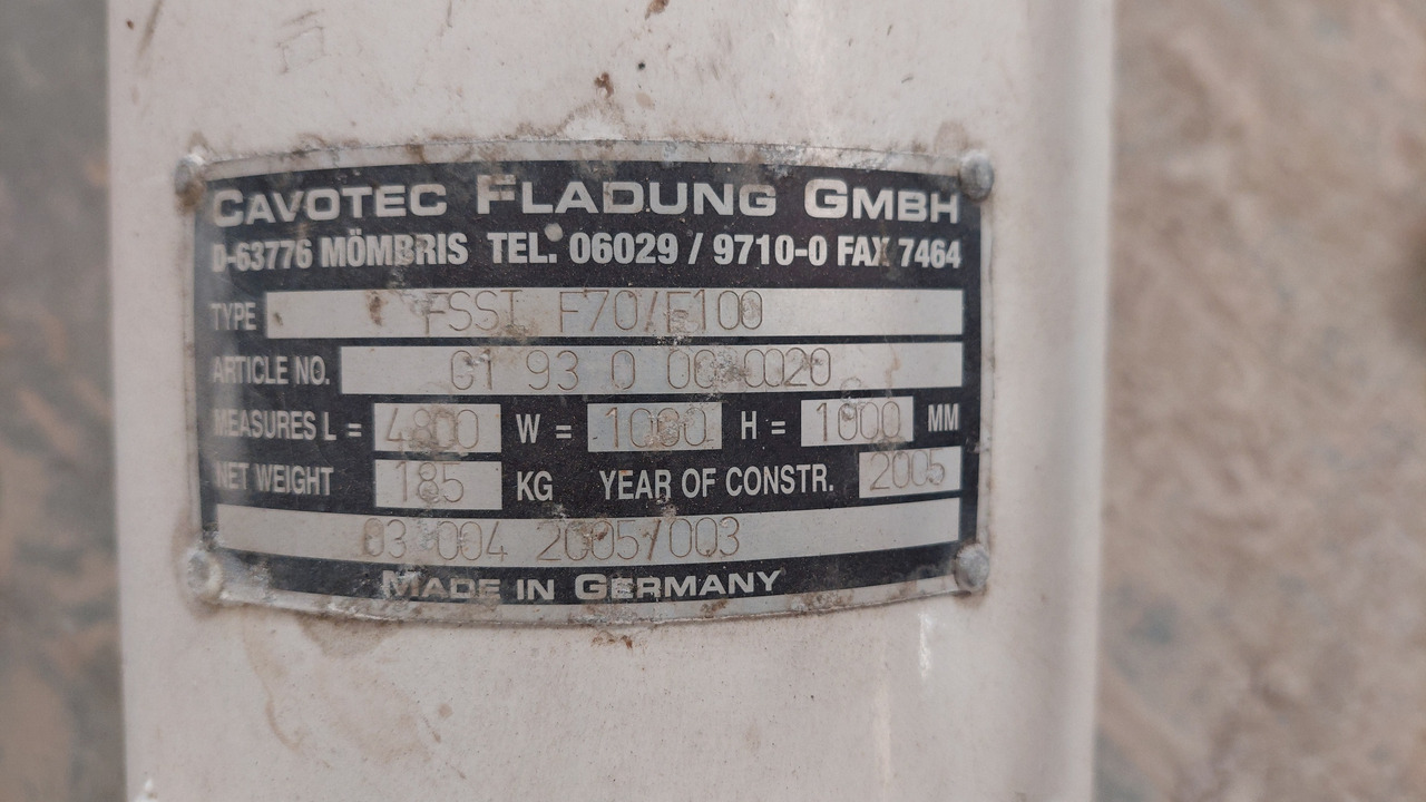 Towbar FSST F70/F100 Fladung - Aerodromska oprema: slika 3 Towbar FSST F70/F100 Fladung - Aerodromska oprema: slika 3