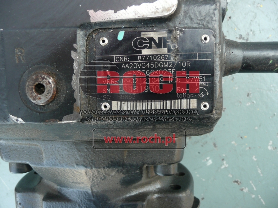 CNH AA20VG45DGM2/10R-NXC66F023D-S R902121049 87710267 BBN63 - Hidraulična pumpa: slika 2 CNH AA20VG45DGM2/10R-NXC66F023D-S R902121049 87710267 BBN63 - Hidraulična pumpa: slika 2