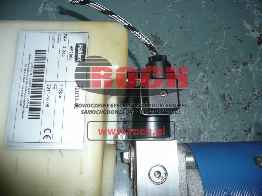 HALDEX HE2000 12034-00 24V 3,2cc + 24MA42S-WAL + 12010-001140 - Hidraulična pumpa za Građevinska mašina: slika 2 HALDEX HE2000 12034-00 24V 3,2cc + 24MA42S-WAL + 12010-001140 - Hidraulična pumpa za Građevinska mašina: slika 2