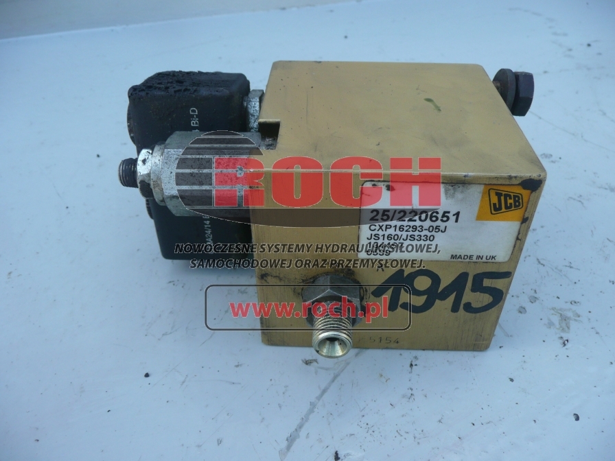 JCB CXP16293-05J JS160/JS330 134497 0539 25/220651 - 2 SEKCYJNY - Hidraulični ventil za Bager točkaš: slika 1 JCB CXP16293-05J JS160/JS330 134497 0539 25/220651 - 2 SEKCYJNY - Hidraulični ventil za Bager točkaš: slika 1