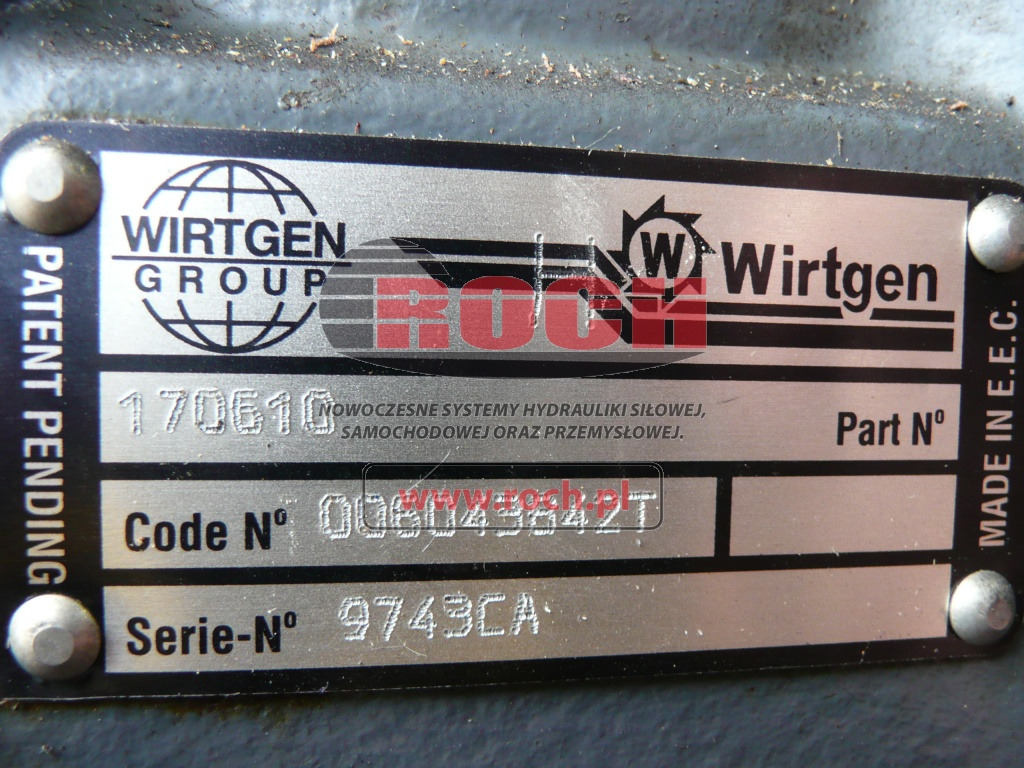 WIRTGEN 170610 006043842T - Hidraulični motor: slika 2 WIRTGEN 170610 006043842T - Hidraulični motor: slika 2