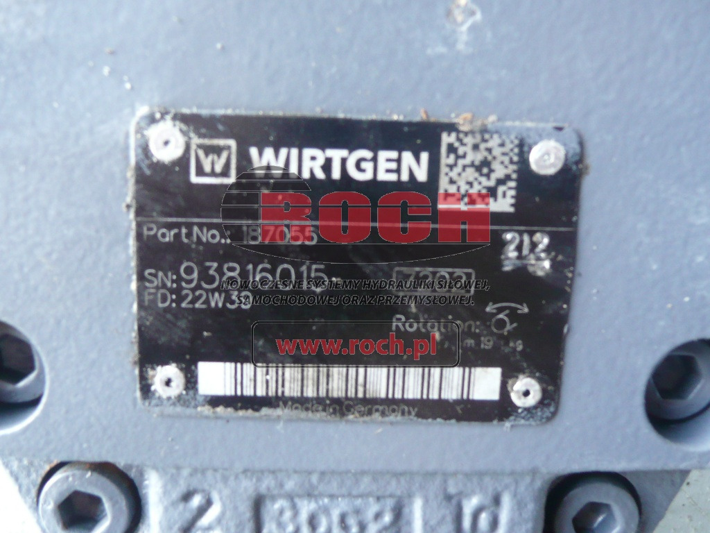 WIRTGEN 187055 - Hidraulični motor: slika 1 WIRTGEN 187055 - Hidraulični motor: slika 1