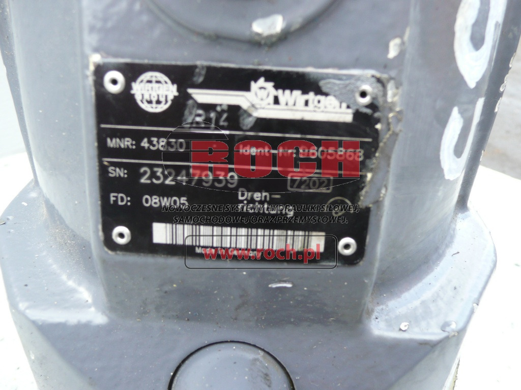 WIRTGEN 43830 9605868 - Hidraulični motor: slika 2 WIRTGEN 43830 9605868 - Hidraulični motor: slika 2