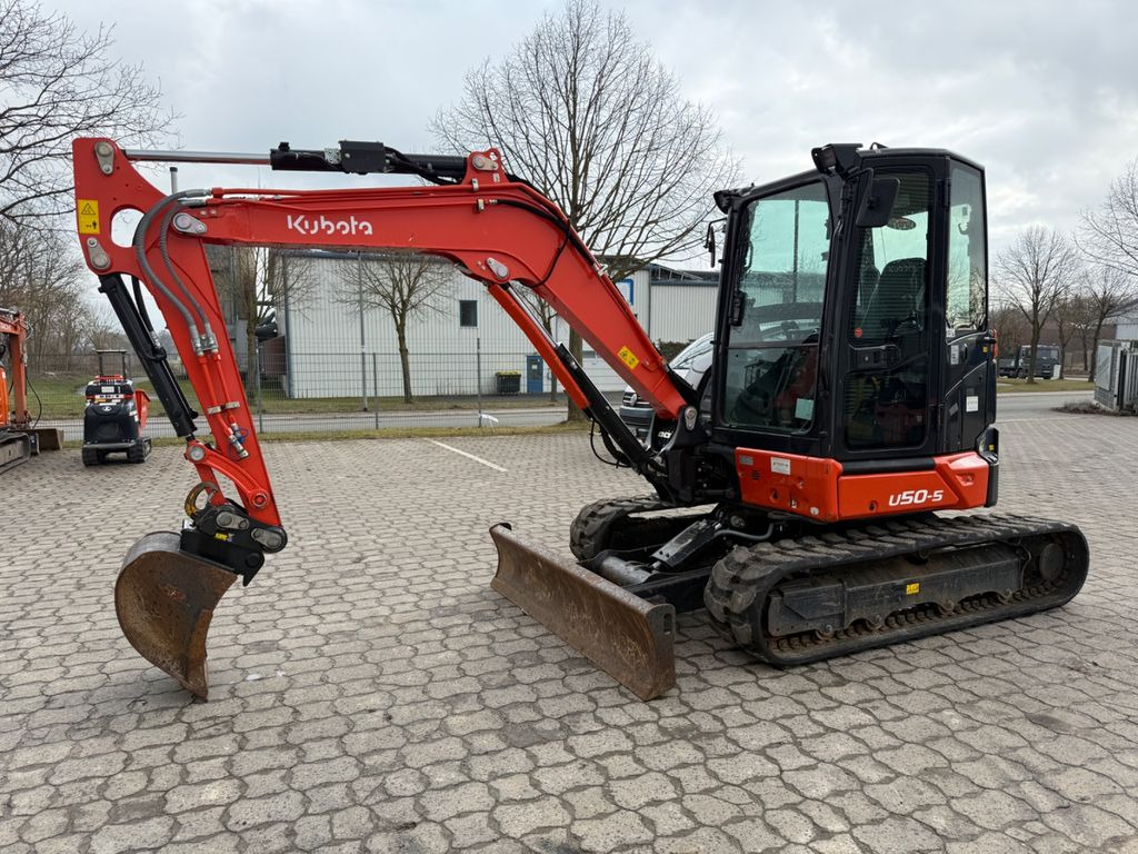 Kubota U50-5, BJ 22, 510 BH, ZH I+II, MS08, Tieflöffel - Mini bager: slika 1 Kubota U50-5, BJ 22, 510 BH, ZH I+II, MS08, Tieflöffel - Mini bager: slika 1