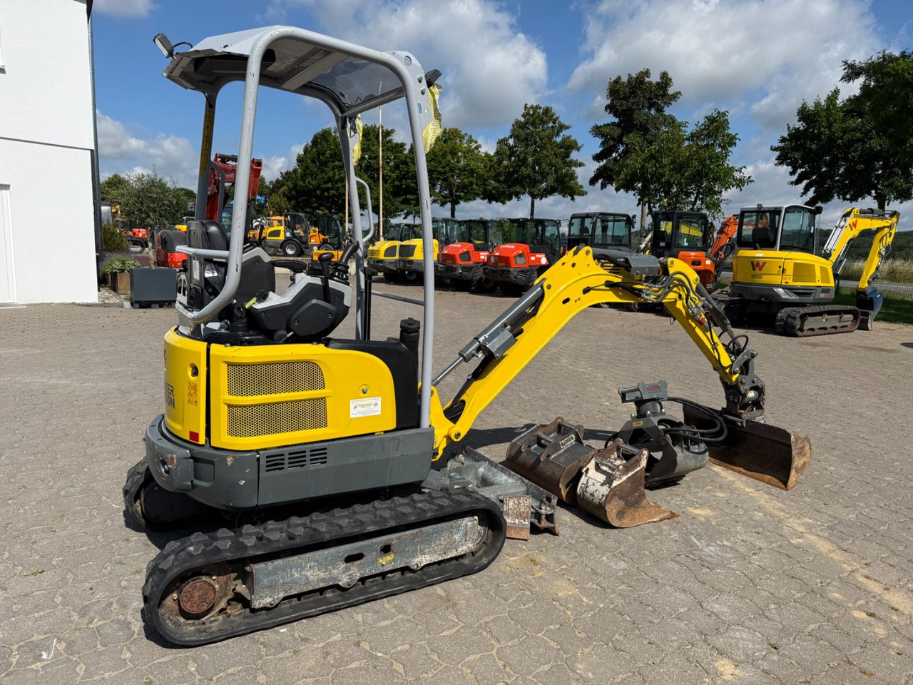 Wacker EZ 17, Bj 21, 820 BH, Tilt, hydr. SW, 3 Löffel - Mini bager: slika 3 Wacker EZ 17, Bj 21, 820 BH, Tilt, hydr. SW, 3 Löffel - Mini bager: slika 3