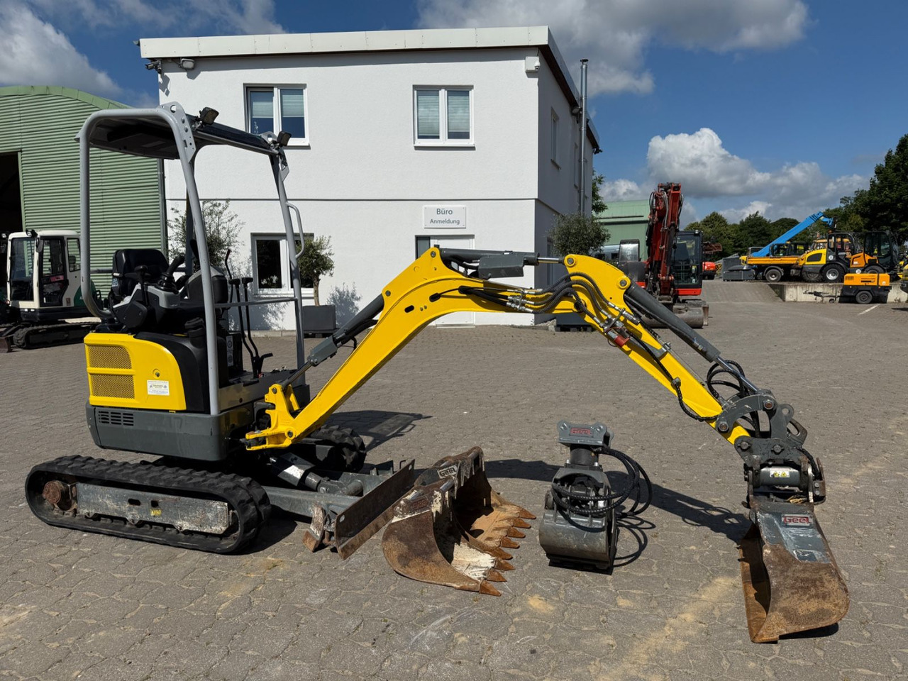 Wacker EZ 17, Bj 21, 820 BH, Tilt, hydr. SW, 3 Löffel - Mini bager: slika 4 Wacker EZ 17, Bj 21, 820 BH, Tilt, hydr. SW, 3 Löffel - Mini bager: slika 4