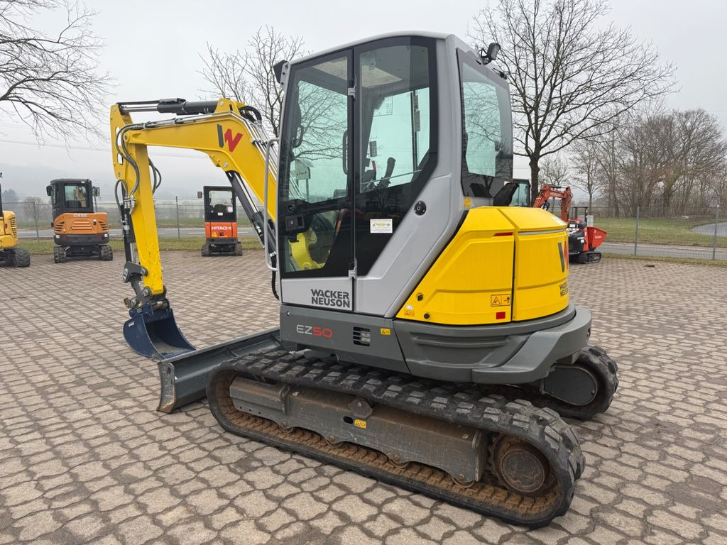 Wacker EZ 50, Bj 24, 300 BH, Gummiketten, HS03, TL - Mini bager: slika 2 Wacker EZ 50, Bj 24, 300 BH, Gummiketten, HS03, TL - Mini bager: slika 2