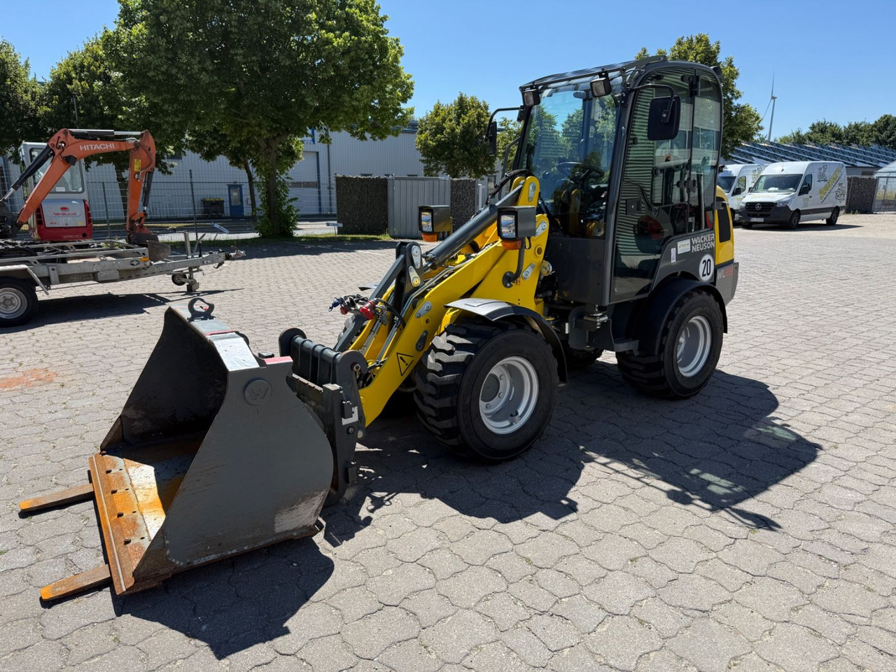Wacker WL 25, Bj 23, 210 BH, Breitreifen Schaufel Gabel - Utovarivač točkaš: slika 1 Wacker WL 25, Bj 23, 210 BH, Breitreifen Schaufel Gabel - Utovarivač točkaš: slika 1