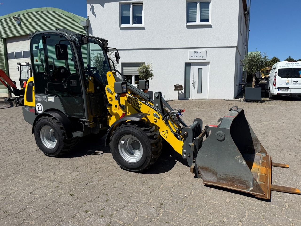 Wacker WL 25, Bj 23, 210 BH, Breitreifen Schaufel Gabel - Utovarivač točkaš: slika 3 Wacker WL 25, Bj 23, 210 BH, Breitreifen Schaufel Gabel - Utovarivač točkaš: slika 3