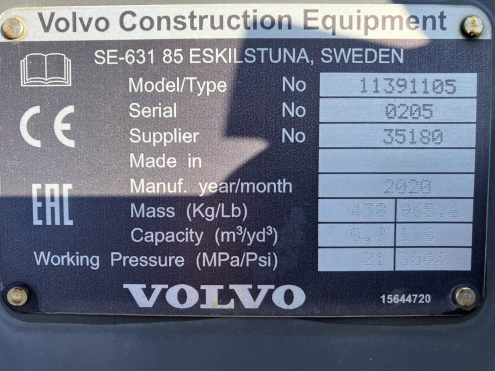 Volvo Klappschaufel mit Messer -P Aufnahme - Kašika: slika 5 Volvo Klappschaufel mit Messer -P Aufnahme - Kašika: slika 5