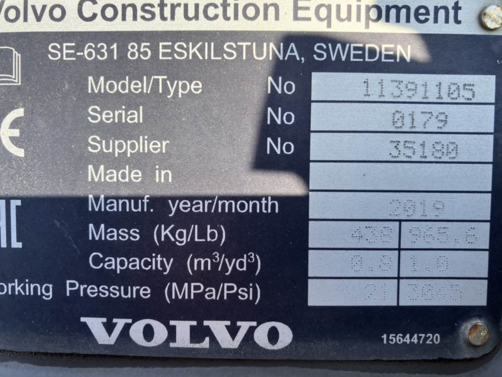 Volvo Klappschaufel mit Messer TPZ - Kašika: slika 5 Volvo Klappschaufel mit Messer TPZ - Kašika: slika 5