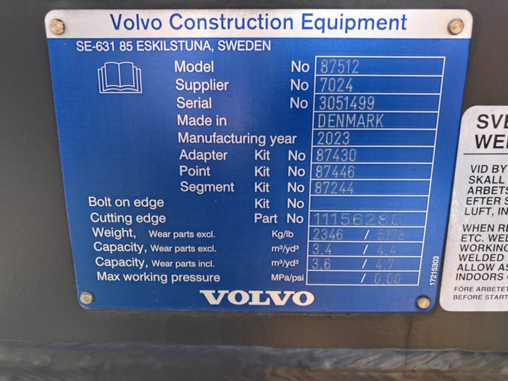 Volvo Schaufel mit Zähnen - Kašika: slika 5 Volvo Schaufel mit Zähnen - Kašika: slika 5