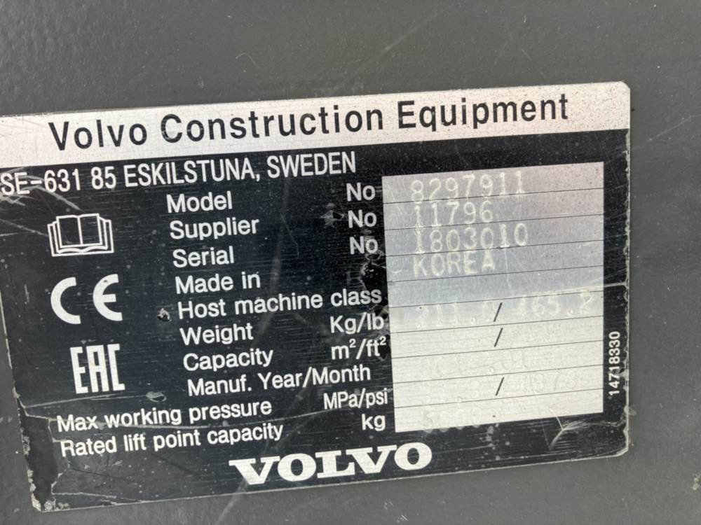 Volvo Schnellwechsler S1 - Brza spojnica: slika 3 Volvo Schnellwechsler S1 - Brza spojnica: slika 3