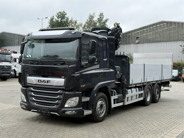 Kamion sa dizalicom DAF CF 450 FAN 6x2 Pritsche mit Kran HIAB 188 E-6: slika 12