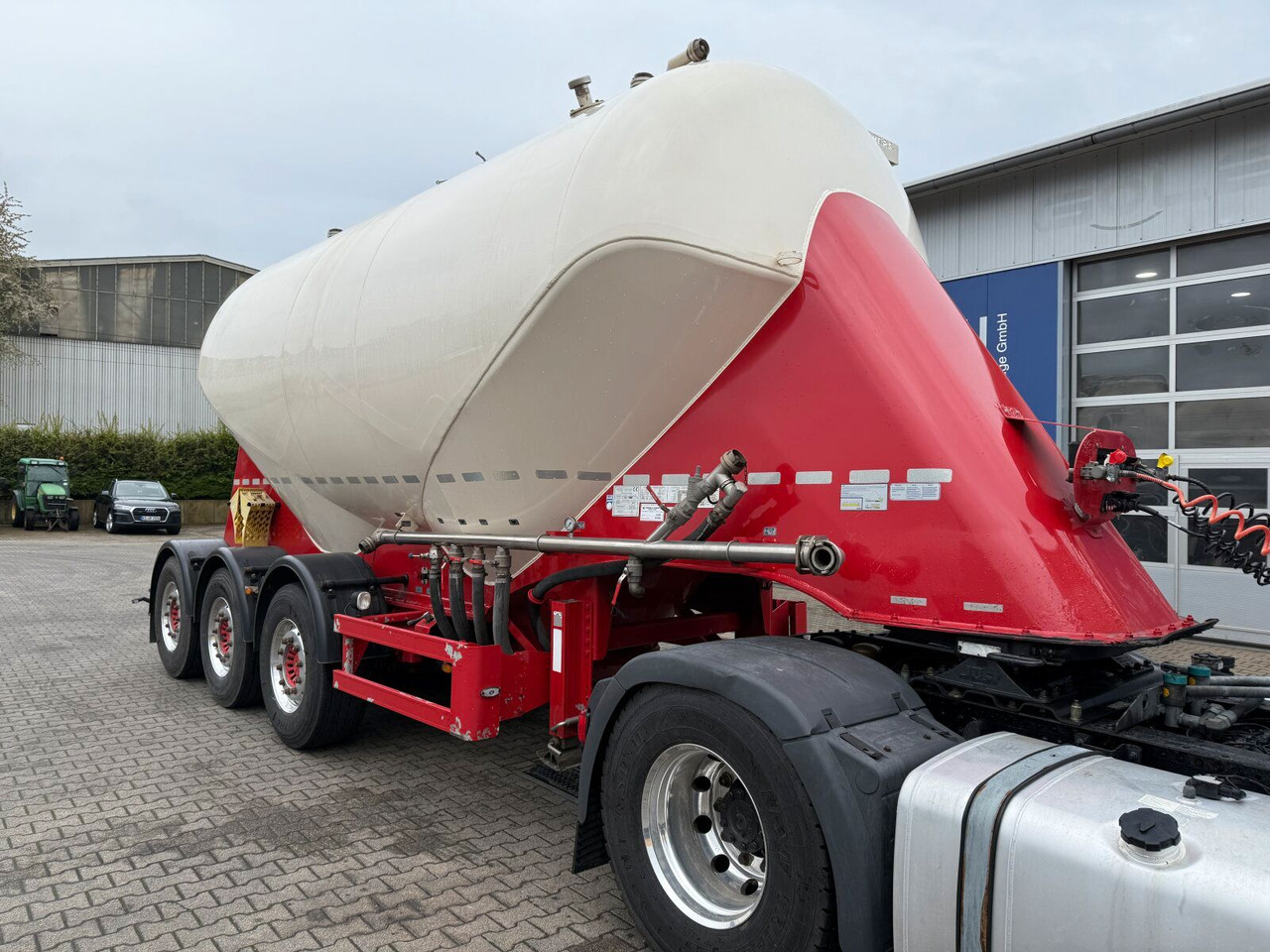 Feldbinder O.ME.P.S Silo Auflieger 39,3 Tonnen 3 Achs - Silo cisterna: slika 1 Feldbinder O.ME.P.S Silo Auflieger 39,3 Tonnen 3 Achs - Silo cisterna: slika 1