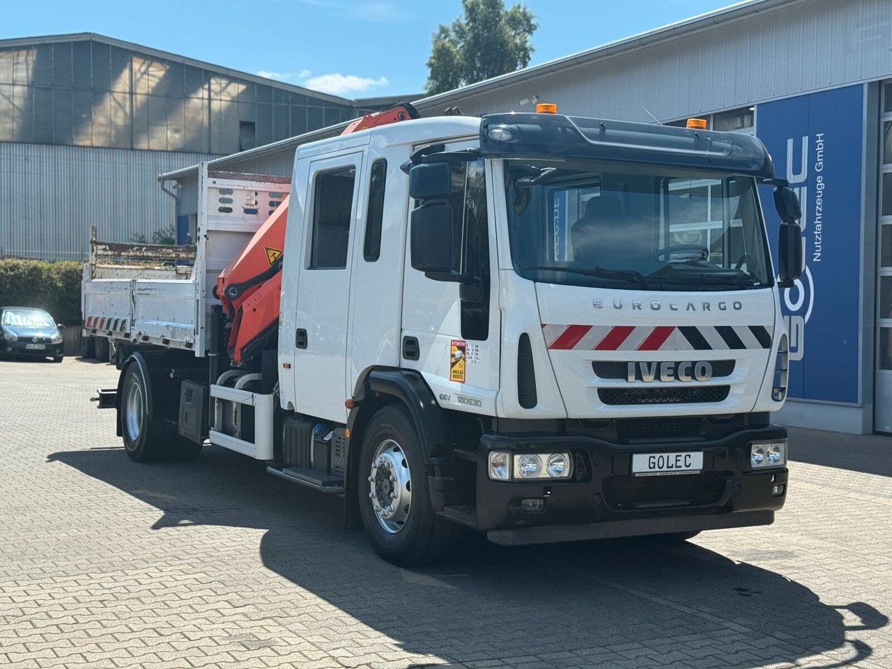 Iveco ML180E 4x2 DOKA Euro 5 Kipper Kran PK16001K-B - Istovarivač, Kamion sa dizalicom: slika 1 Iveco ML180E 4x2 DOKA Euro 5 Kipper Kran PK16001K-B - Istovarivač, Kamion sa dizalicom: slika 1