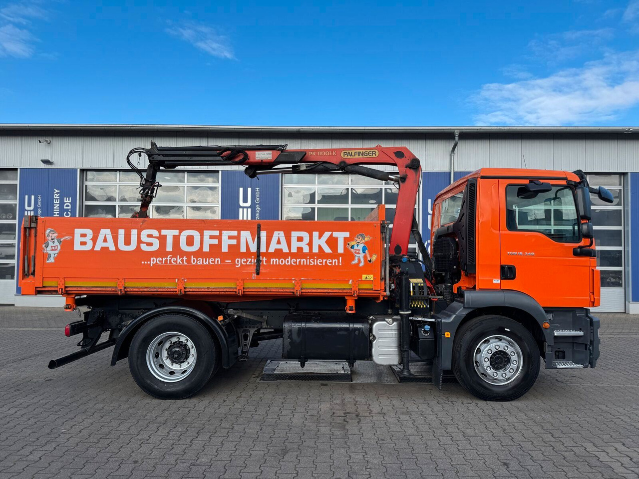 MAN TGM 18.340 4x2 Euro 6 Kipper Kran PK11001.K - Istovarivač, Kamion sa dizalicom: slika 3 MAN TGM 18.340 4x2 Euro 6 Kipper Kran PK11001.K - Istovarivač, Kamion sa dizalicom: slika 3
