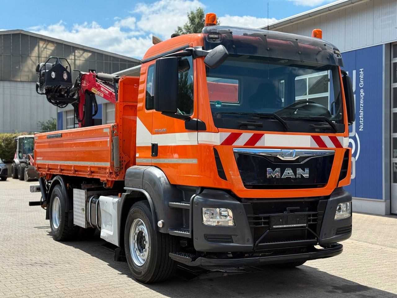MAN TGS 18.400 4x2 Kipper Bordmatic Kran Palfinger - Istovarivač, Kamion sa dizalicom: slika 1 MAN TGS 18.400 4x2 Kipper Bordmatic Kran Palfinger - Istovarivač, Kamion sa dizalicom: slika 1