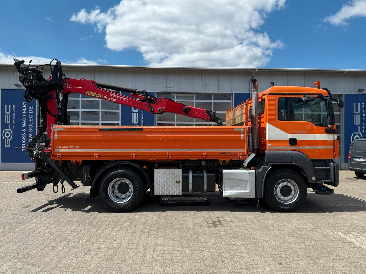 MAN TGS 18.400 4x2 Kipper Bordmatic Kran Palfinger - Istovarivač, Kamion sa dizalicom: slika 2 MAN TGS 18.400 4x2 Kipper Bordmatic Kran Palfinger - Istovarivač, Kamion sa dizalicom: slika 2