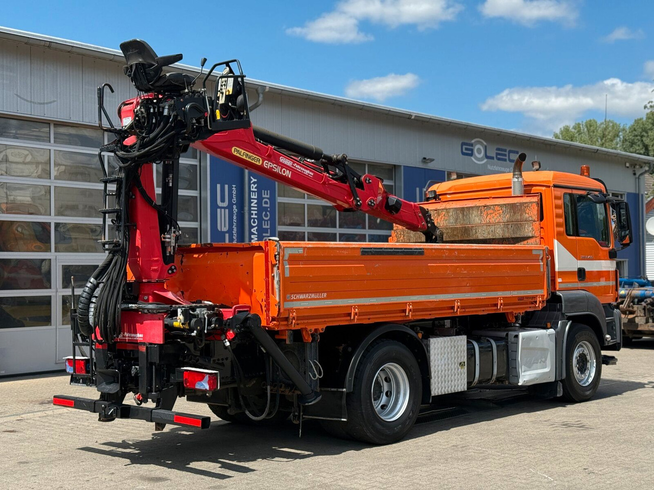 MAN TGS 18.400 4x2 Kipper Bordmatic Kran Palfinger - Istovarivač, Kamion sa dizalicom: slika 3 MAN TGS 18.400 4x2 Kipper Bordmatic Kran Palfinger - Istovarivač, Kamion sa dizalicom: slika 3