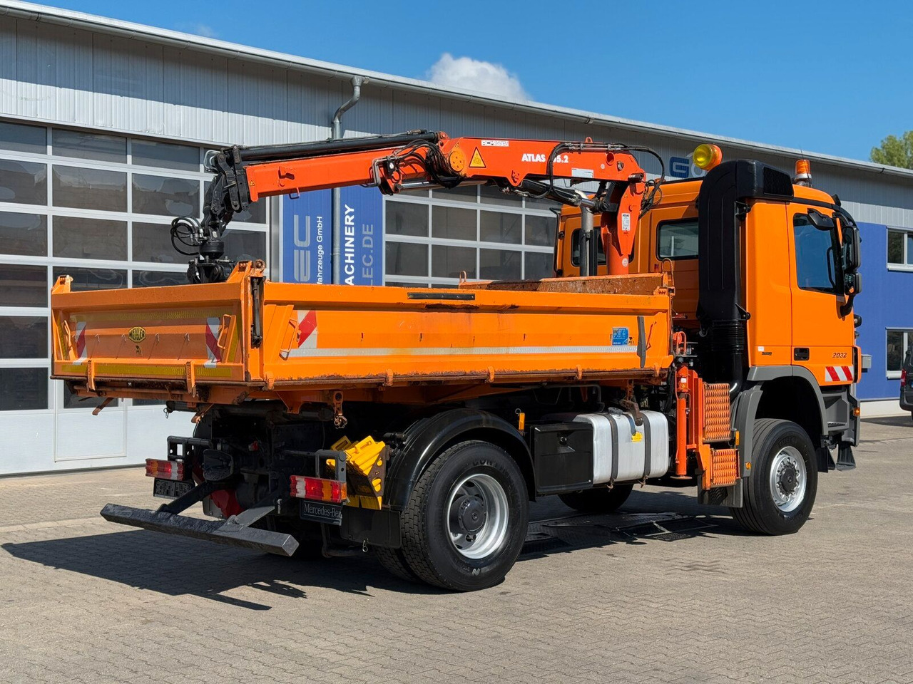 Mercedes-Benz ACTROS 2044 4x4 Kipper Kran ATLAS 65.2 A2L - Kamion sa dizalicom: slika 5 Mercedes-Benz ACTROS 2044 4x4 Kipper Kran ATLAS 65.2 A2L - Kamion sa dizalicom: slika 5