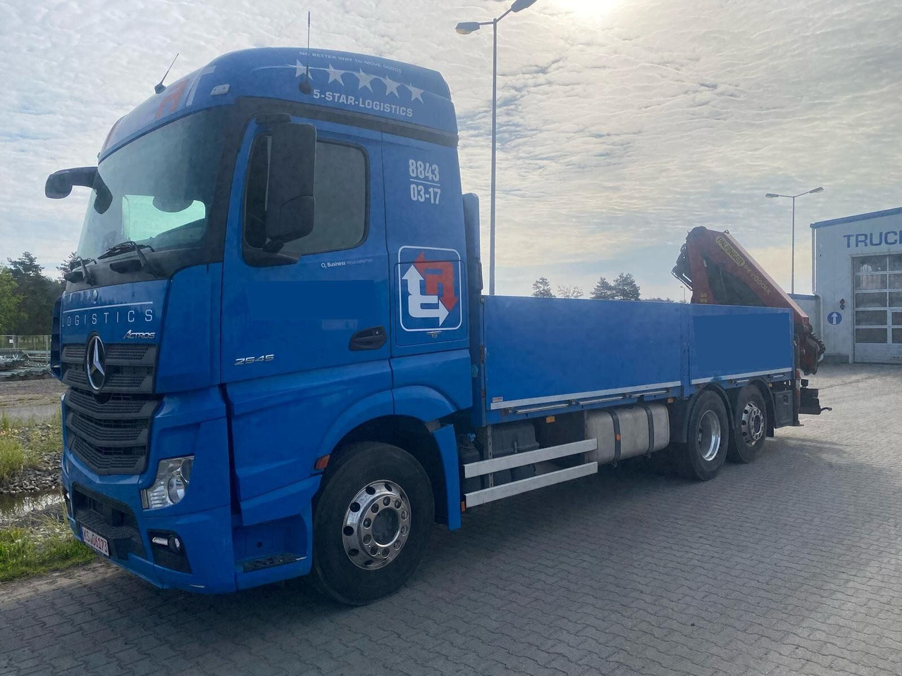 Mercedes-Benz ACTROS 2545 6x2 Pritsche Kran Palfinger PK20001K - Kamion sa tovarnim sandukom, Kamion sa dizalicom: slika 3 Mercedes-Benz ACTROS 2545 6x2 Pritsche Kran Palfinger PK20001K - Kamion sa tovarnim sandukom, Kamion sa dizalicom: slika 3