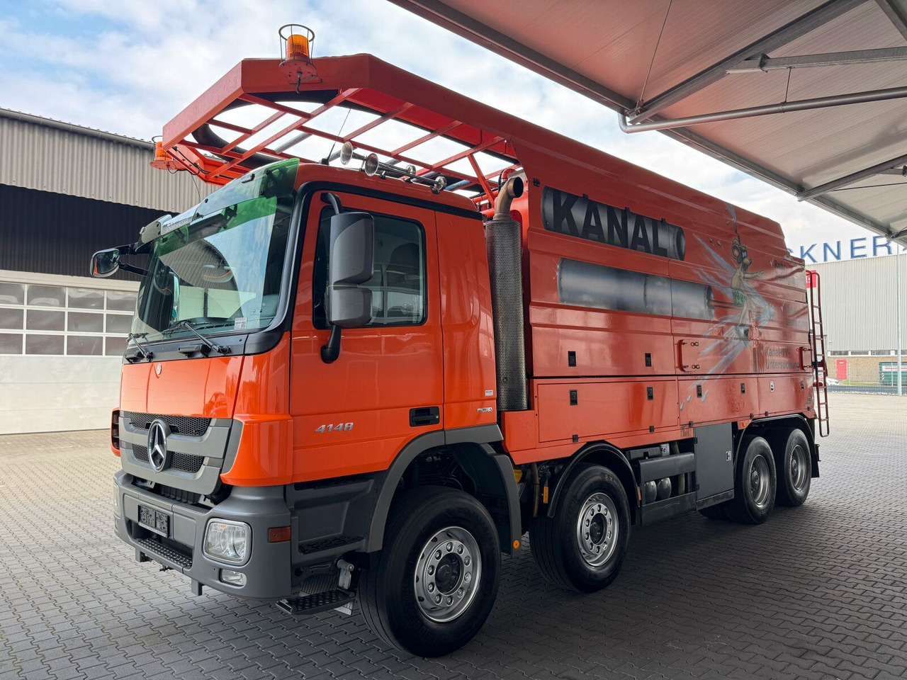 Mercedes-Benz ACTROS 4148 8x4 Kanalreiniger & Wasserrückgewinn - Vakuumska cisterna: slika 2 Mercedes-Benz ACTROS 4148 8x4 Kanalreiniger & Wasserrückgewinn - Vakuumska cisterna: slika 2