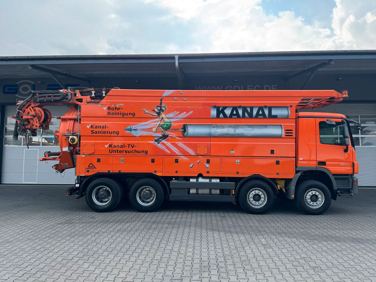 Mercedes-Benz ACTROS 4148 8x4 Kanalreiniger & Wasserrückgewinn - Vakuumska cisterna: slika 3 Mercedes-Benz ACTROS 4148 8x4 Kanalreiniger & Wasserrückgewinn - Vakuumska cisterna: slika 3