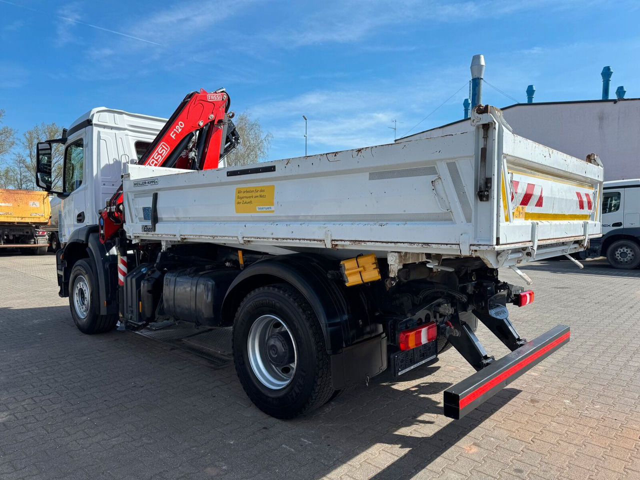 Mercedes-Benz AROCS 1832 4x2 Euro 6 Kipper Kran FASSI F120FB - Istovarivač, Kamion sa dizalicom: slika 5 Mercedes-Benz AROCS 1832 4x2 Euro 6 Kipper Kran FASSI F120FB - Istovarivač, Kamion sa dizalicom: slika 5
