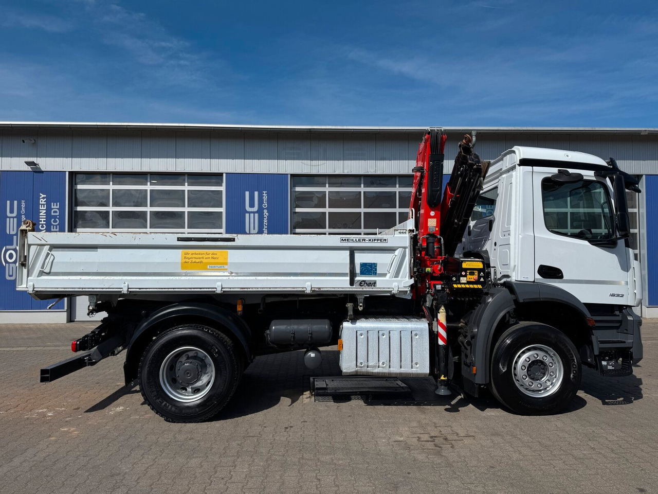Mercedes-Benz AROCS 1832 4x2 Euro 6 Kipper Kran FASSI F120FB - Istovarivač, Kamion sa dizalicom: slika 3 Mercedes-Benz AROCS 1832 4x2 Euro 6 Kipper Kran FASSI F120FB - Istovarivač, Kamion sa dizalicom: slika 3