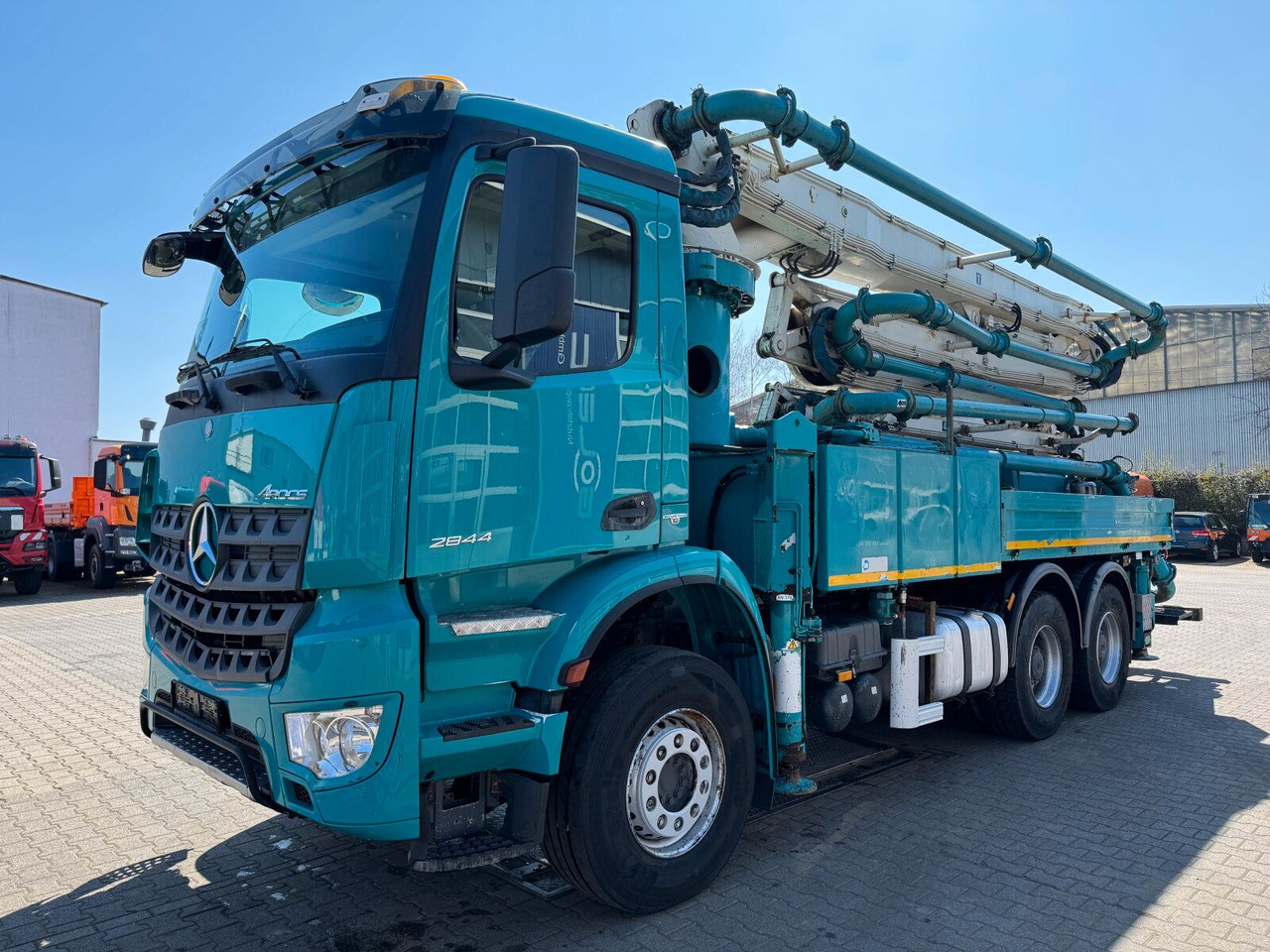 Mercedes-Benz AROCS 2844 6x4 Euro 6 Betonpumpe SERMAC 5Z33 - Auto pumpa za beton: slika 2 Mercedes-Benz AROCS 2844 6x4 Euro 6 Betonpumpe SERMAC 5Z33 - Auto pumpa za beton: slika 2