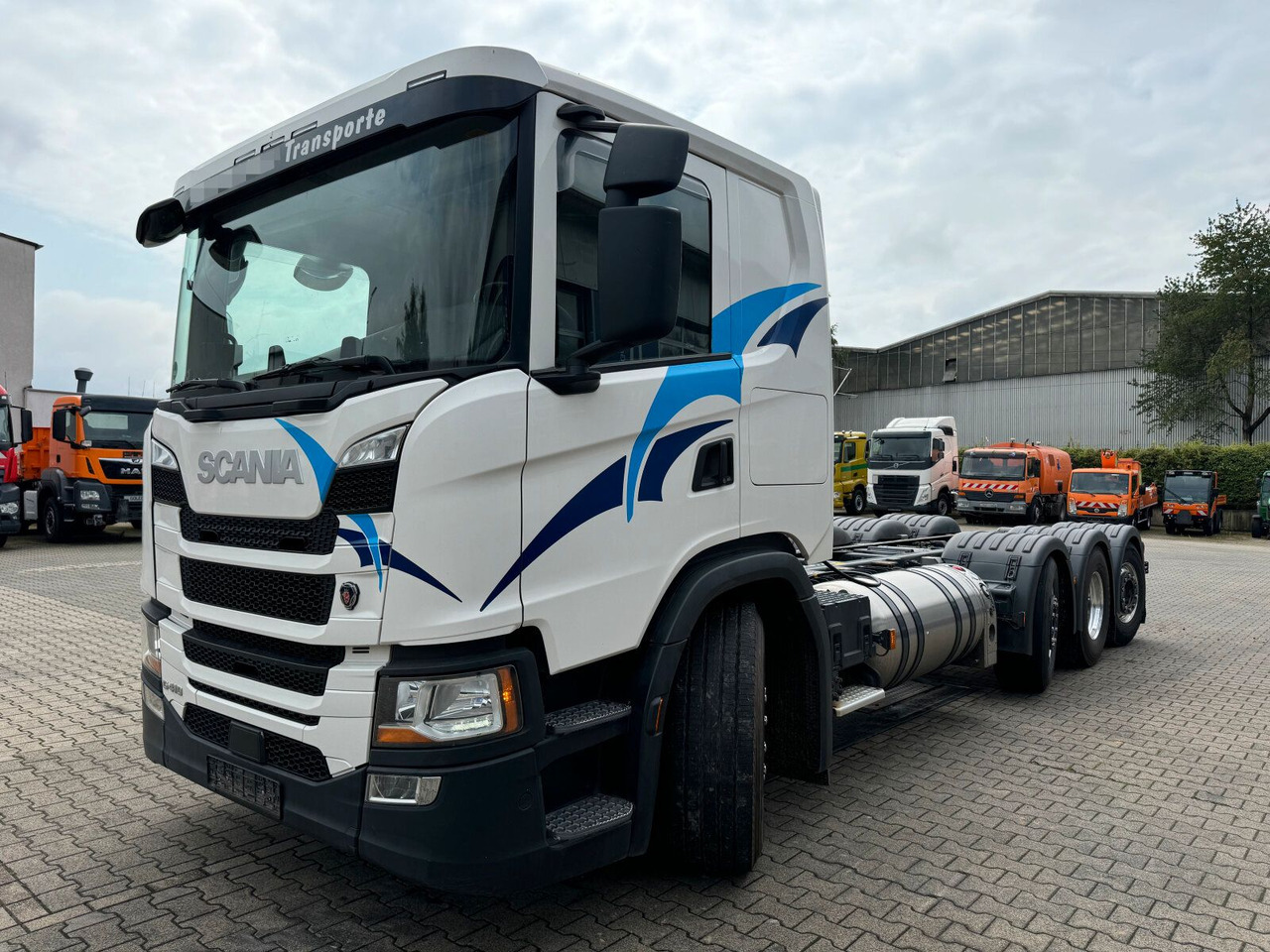 Scania G 410 B8x2*6 NB LNG Fahrgestell Nebenantrieb - Kamion cisterna, Kamion sa dizalicom: slika 3 Scania G 410 B8x2*6 NB LNG Fahrgestell Nebenantrieb - Kamion cisterna, Kamion sa dizalicom: slika 3