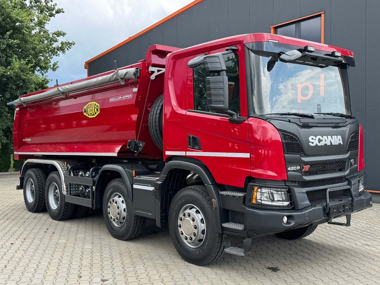 Scania P 420 8x4 Kipper Meiller Euro 6 - Istovarivač: slika 1 Scania P 420 8x4 Kipper Meiller Euro 6 - Istovarivač: slika 1