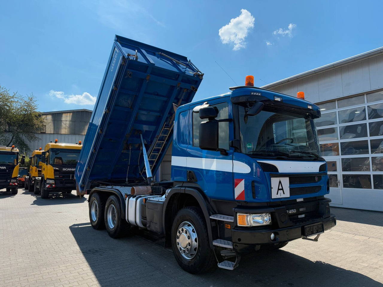 Scania P 450 6x4 Dreiseitenkipper DAUTEL - Istovarivač: slika 2 Scania P 450 6x4 Dreiseitenkipper DAUTEL - Istovarivač: slika 2