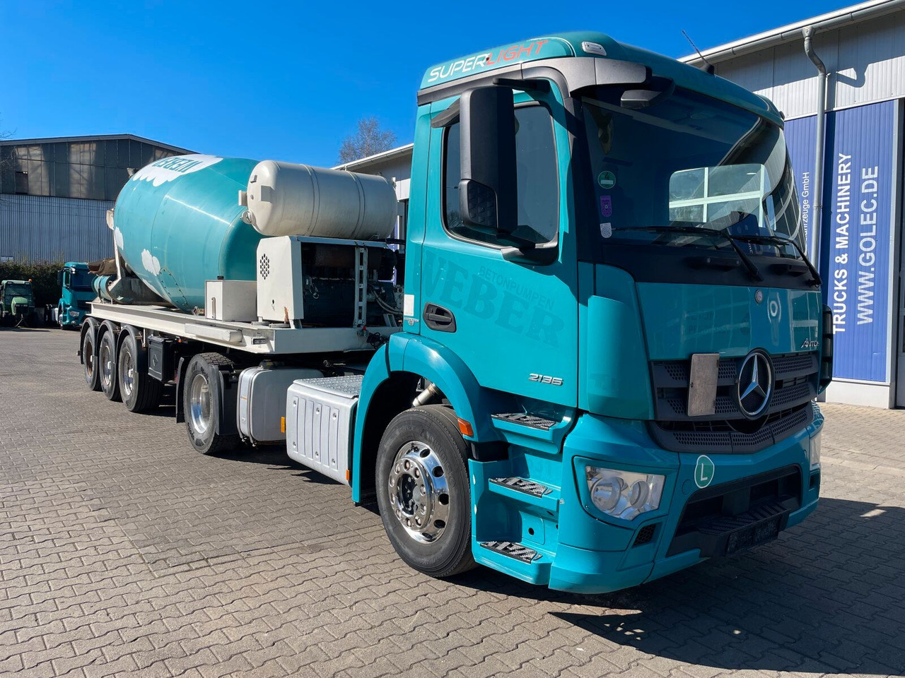 Mercedes-Benz Antos 2136 4x2 SZM Retarder Kipphyd. *Betonaufl. - Tegljač: slika 1 Mercedes-Benz Antos 2136 4x2 SZM Retarder Kipphyd. *Betonaufl. - Tegljač: slika 1