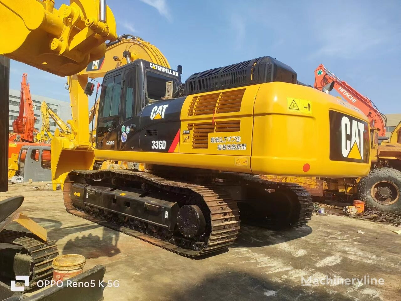 Bager guseničar Caterpillar 336D: slika 1