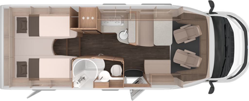 Knaus L!VE TI 700 MEG Platinum Selection 180 PS/Automa - Poluintegrisani kamper: slika 2 Knaus L!VE TI 700 MEG Platinum Selection 180 PS/Automa - Poluintegrisani kamper: slika 2