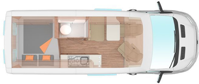 Weinsberg CaraBus 600 MQ Automatik/170PS - Kamp kombi: slika 2 Weinsberg CaraBus 600 MQ Automatik/170PS - Kamp kombi: slika 2