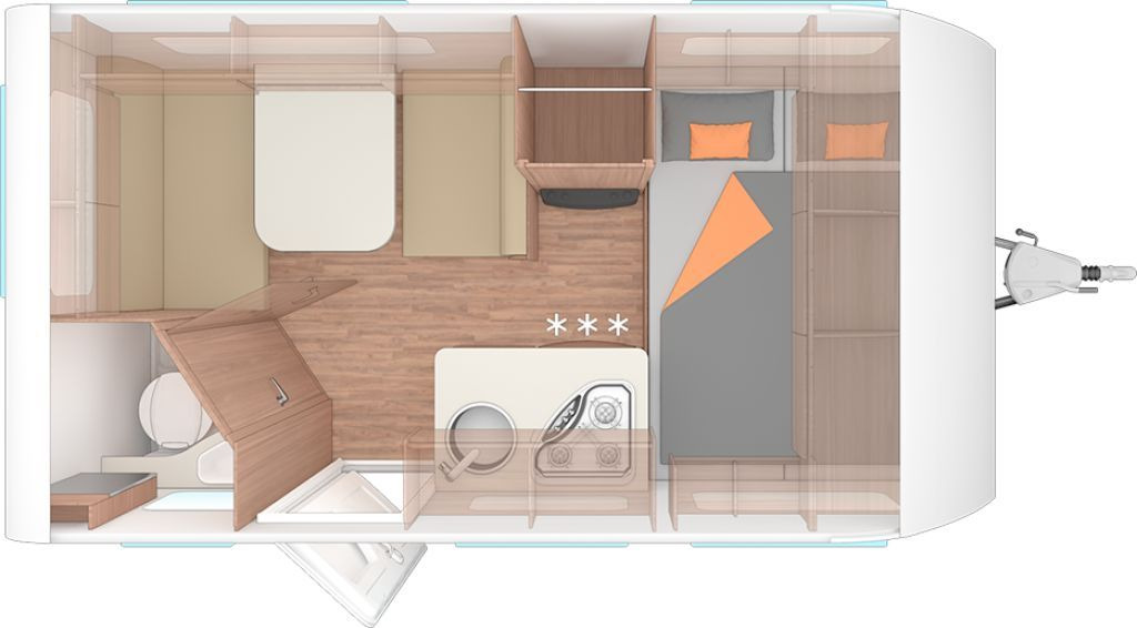Weinsberg CaraOne 390 QD Auflastung 1350 kg - Kamp prikolica: slika 2 Weinsberg CaraOne 390 QD Auflastung 1350 kg - Kamp prikolica: slika 2