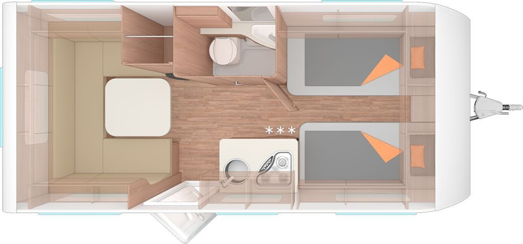 Weinsberg CaraOne 480 EU Auflastung 1500 kg - Kamp prikolica: slika 2 Weinsberg CaraOne 480 EU Auflastung 1500 kg - Kamp prikolica: slika 2