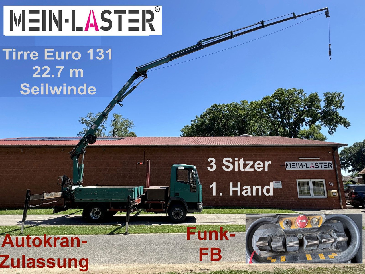 Iveco ML 80 E 15 Tirre 131 22.7 m Funk + Seilwinde - Kamion sa dizalicom: slika 1 Iveco ML 80 E 15 Tirre 131 22.7 m Funk + Seilwinde - Kamion sa dizalicom: slika 1