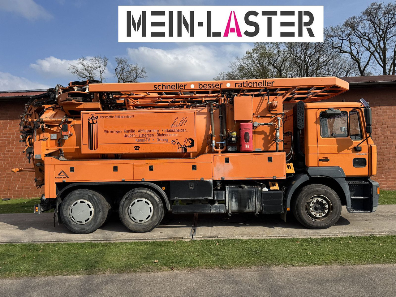 MAN FE 410 Assmann Saug HD Spüler Recycling + FB. - Vakuumska cisterna: slika 3 MAN FE 410 Assmann Saug HD Spüler Recycling + FB. - Vakuumska cisterna: slika 3